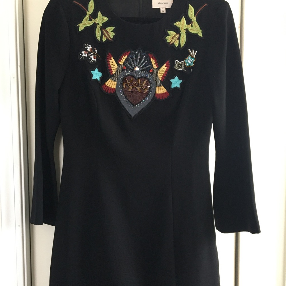 Beautiful embroidery heart dress